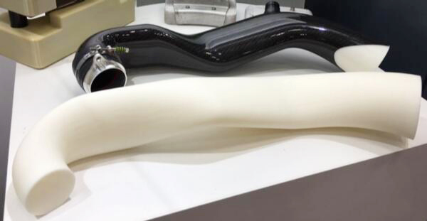 Nylon printed car exhaust pipe